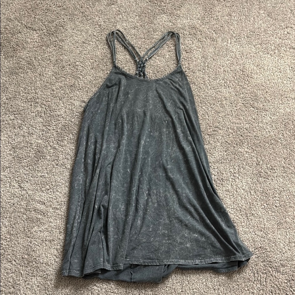 Women's PPLA Gray Sleeveless Dress - Size Medium